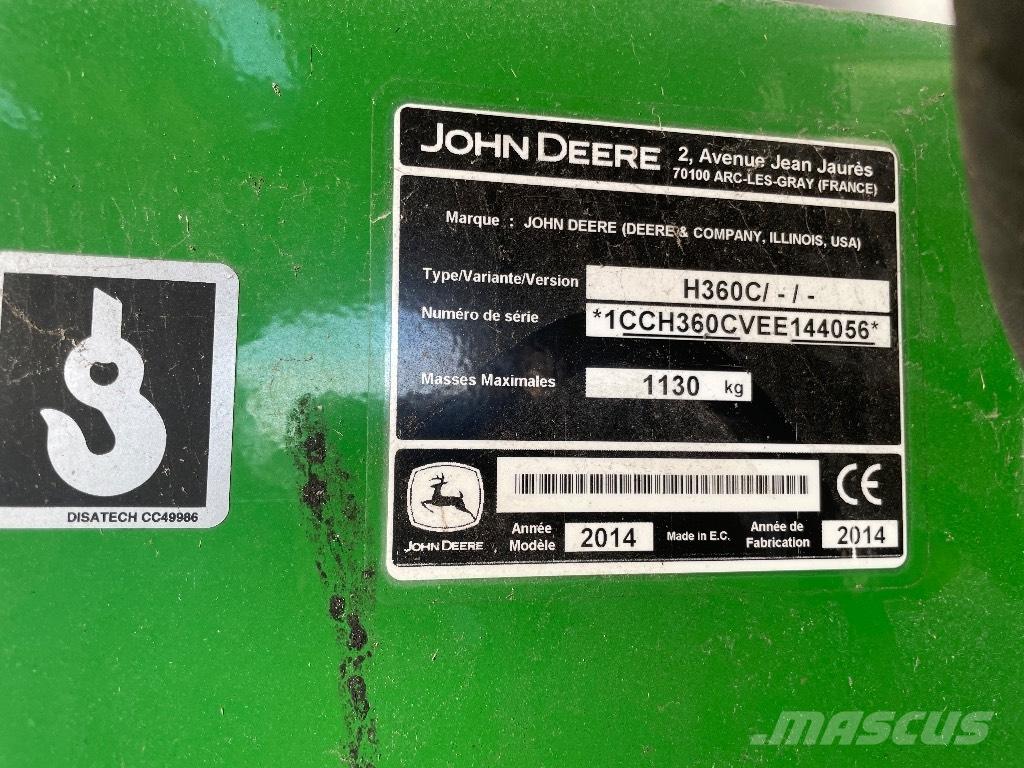 John Deere H 360 Carregadoras frontais e escavadoras