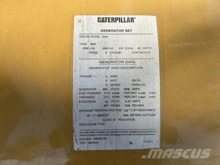 CAT SR4 - 827 frame Outros Geradores