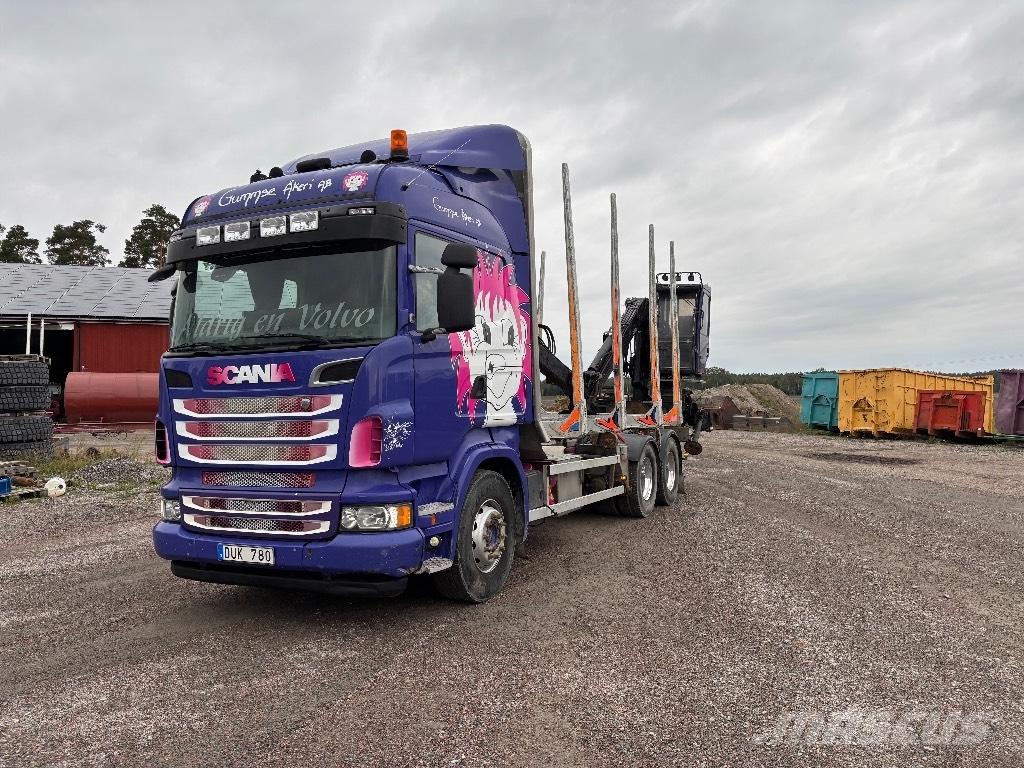 Scania 560. 6x4 Camiões de transporte de troncos