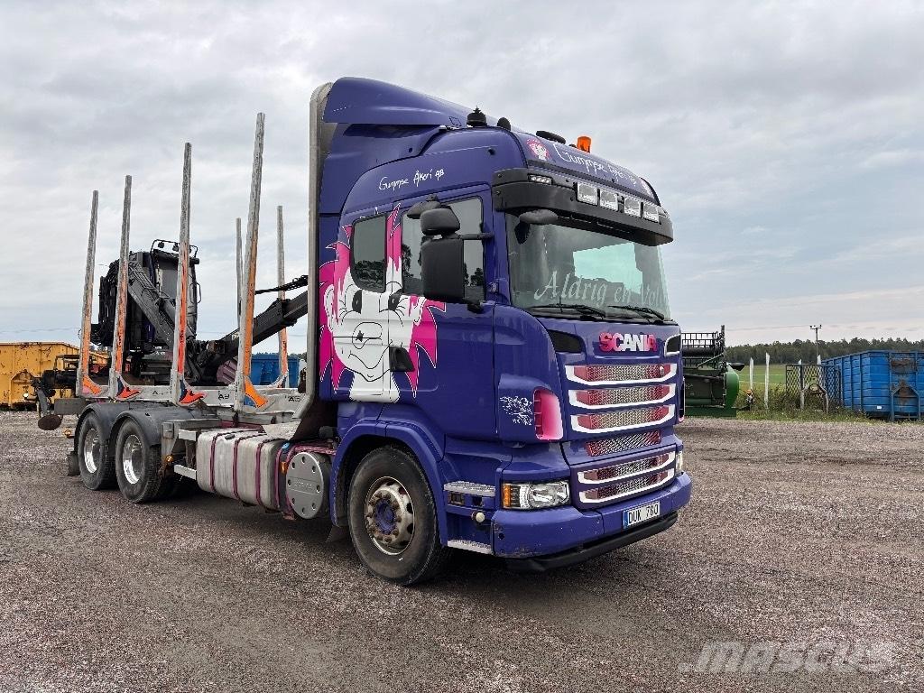 Scania 560. 6x4 Camiões de transporte de troncos