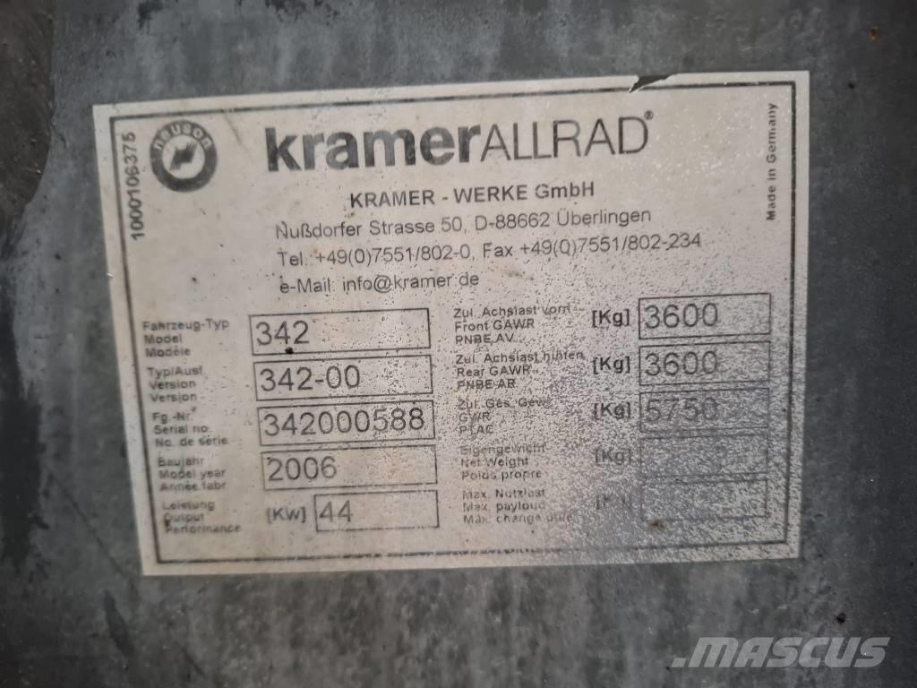 Kramer 380  *** Tarjous *** Pás carregadoras de rodas