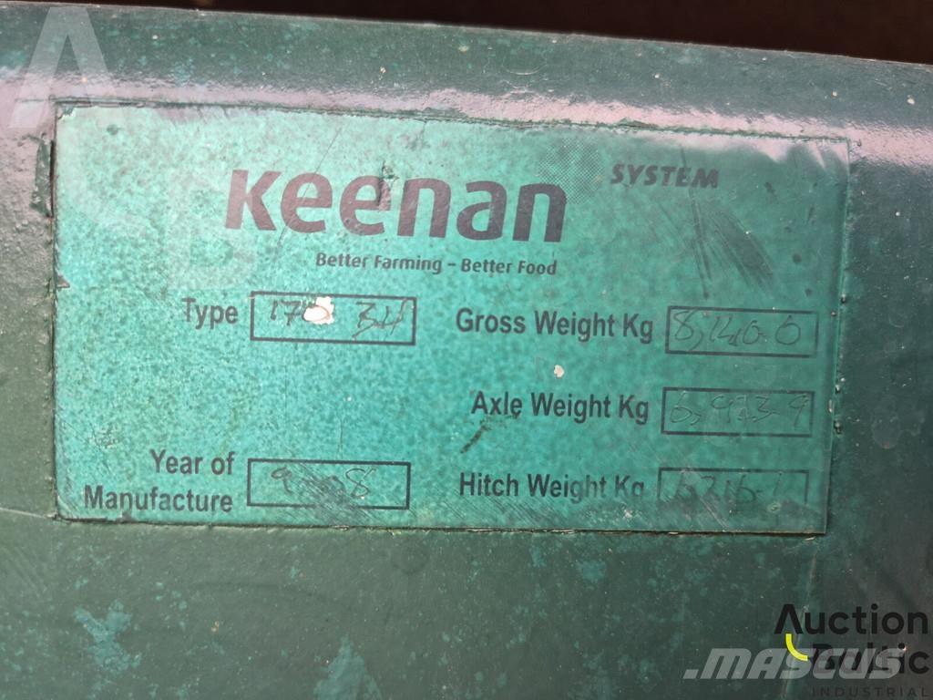 Keenan 170 BH Alimentadores de misturadoras