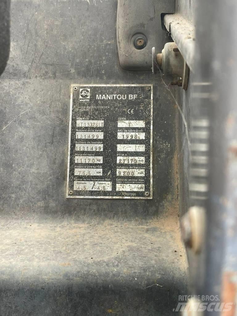 Manitou MT 1337 SL T Manipuladores telescópicos