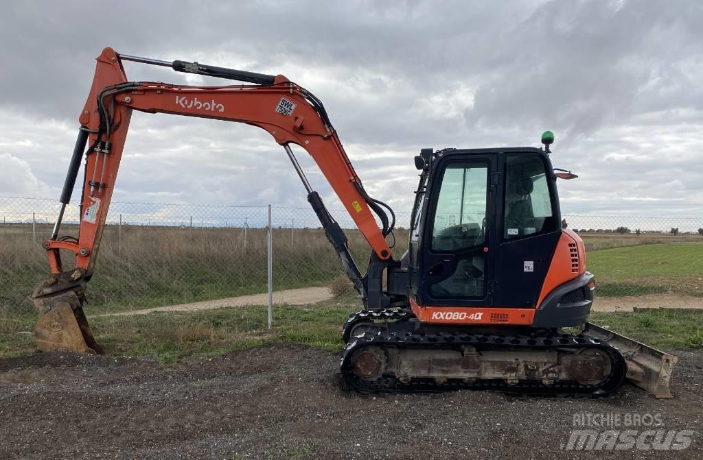 Kubota KX 080-4 Escavadoras Midi 7t - 12t