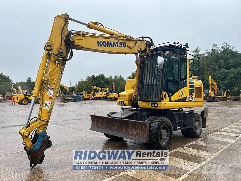 Komatsu PW 160 Escavadoras de rodas