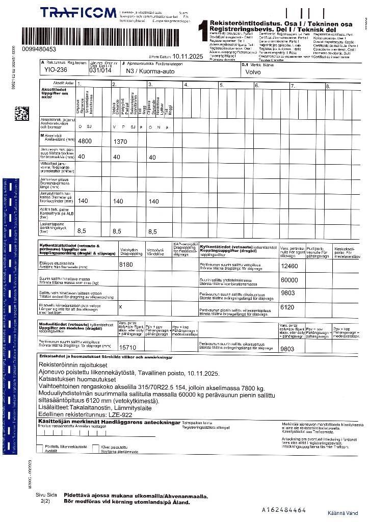 Volvo FH 13 Camiões de caixa fechada