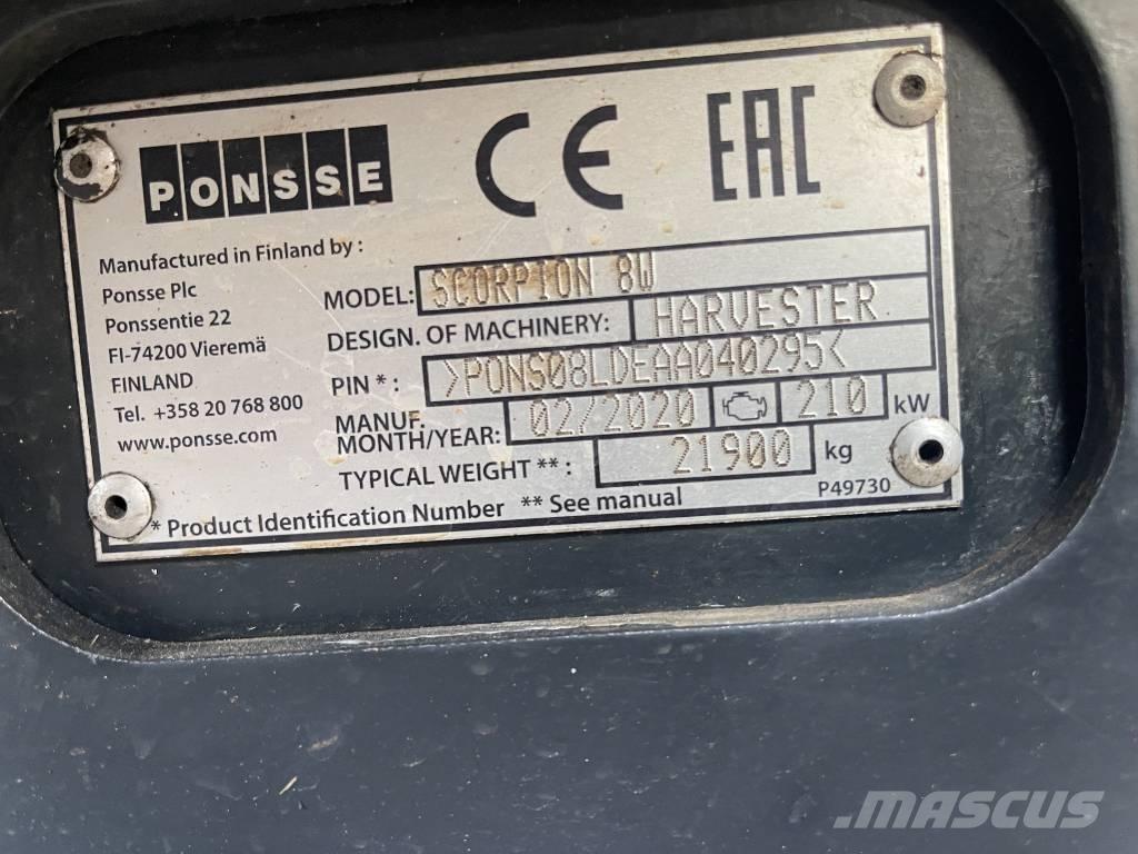 Ponsse Scorpion Processadores florestais