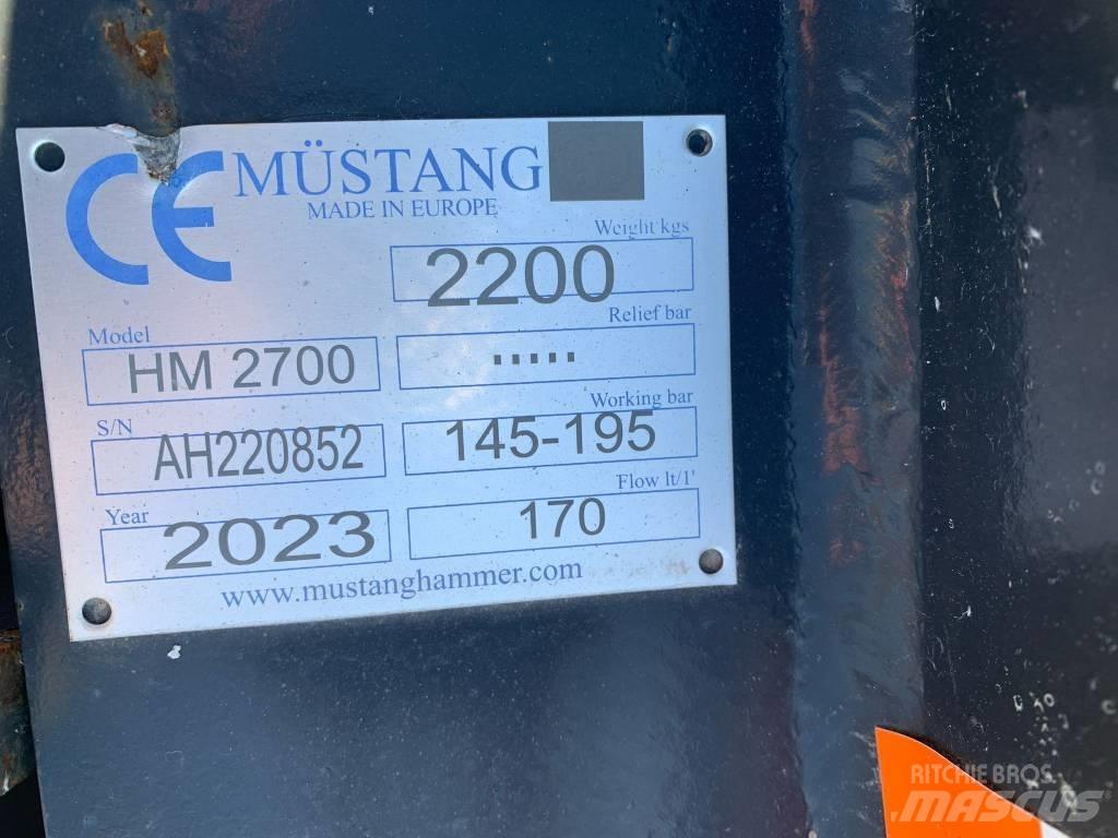 Mustang HM2700 Martelos Hidráulicos