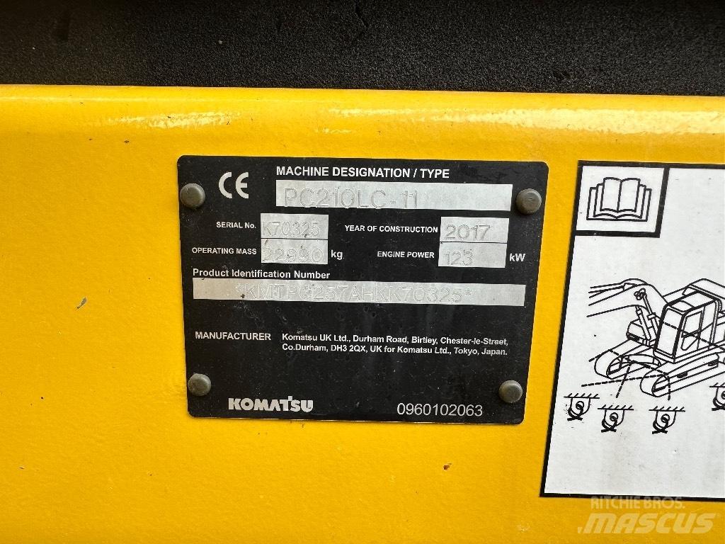 Komatsu PC 210 LC-11 Escavadoras de rastos