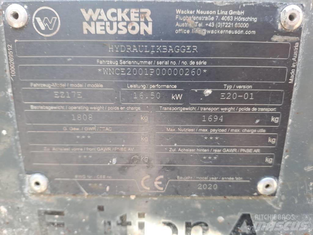 Wacker Neuson EZ17e Escavadoras de rastos