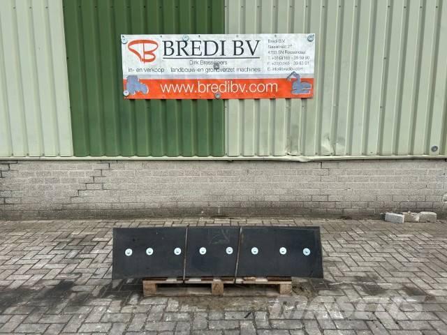  Rubberschuif 1,67 M Lâminas de neve e arados