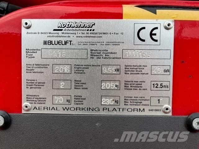 Bluelift SA 18 Plataformas de braço compactas auto-propulsão