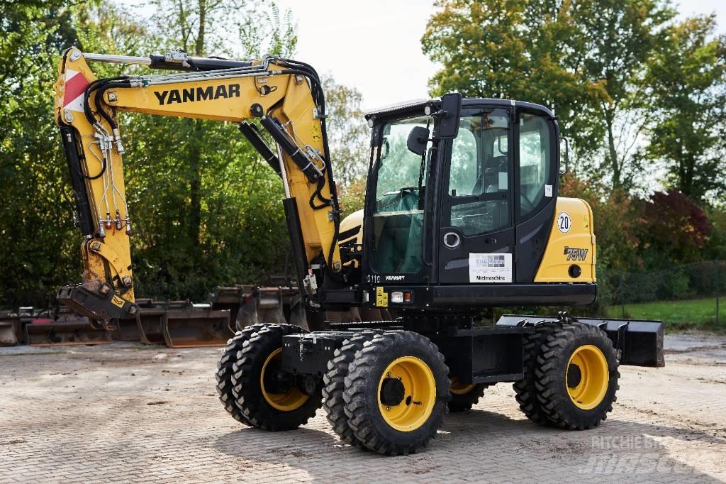 Yanmar B 75 W Escavadoras de rodas