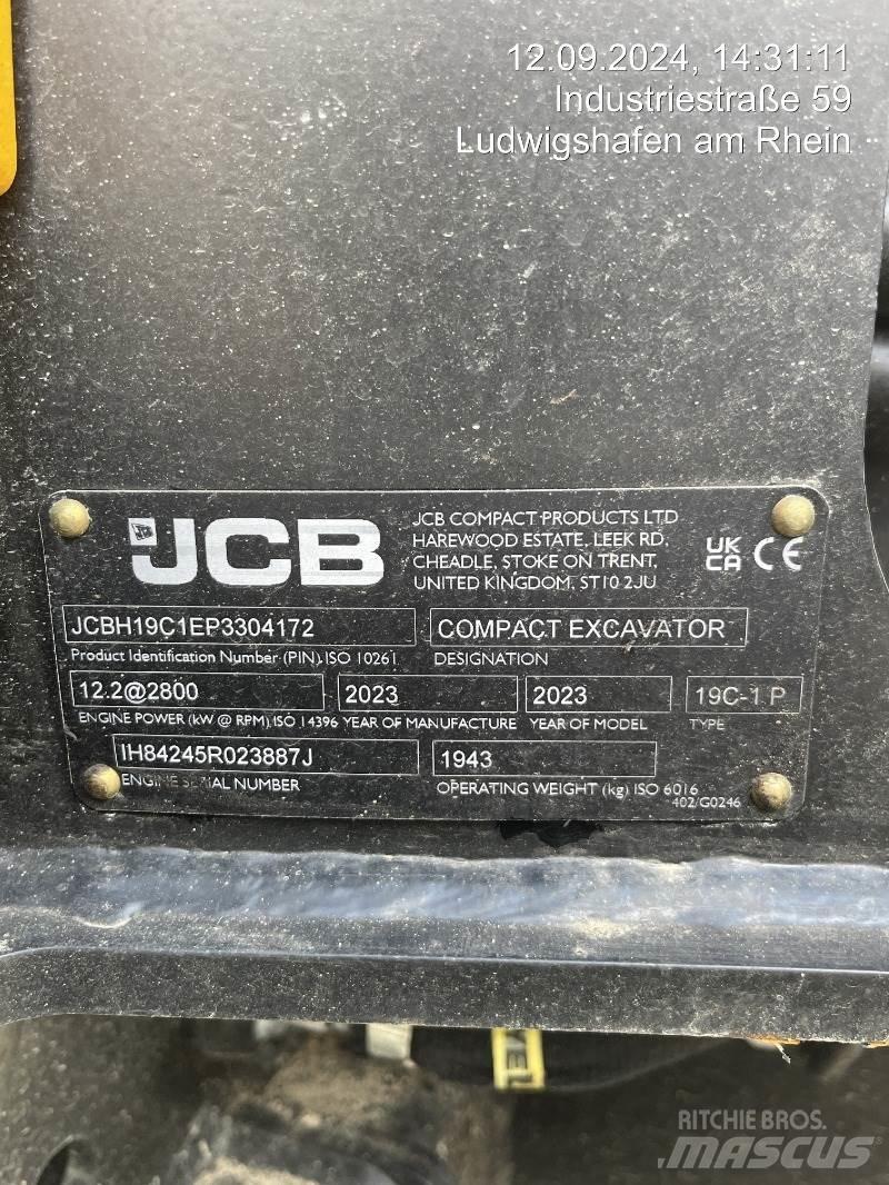 JCB 19C-1 Mini Escavadoras <7t