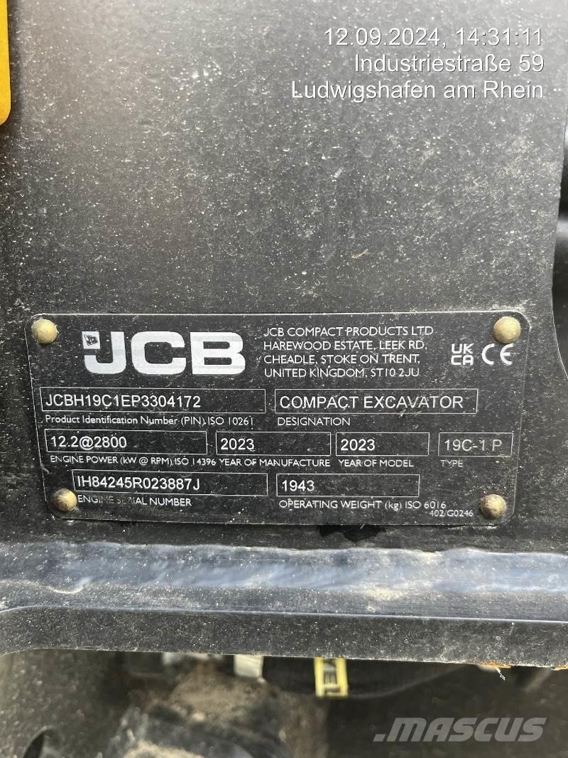 JCB 19C-1 Mini Escavadoras <7t
