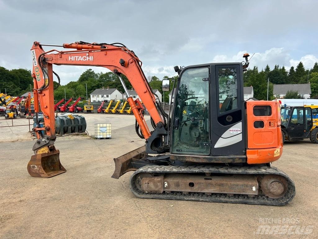 Hitachi ZX85 USB-5 Escavadoras Midi 7t - 12t
