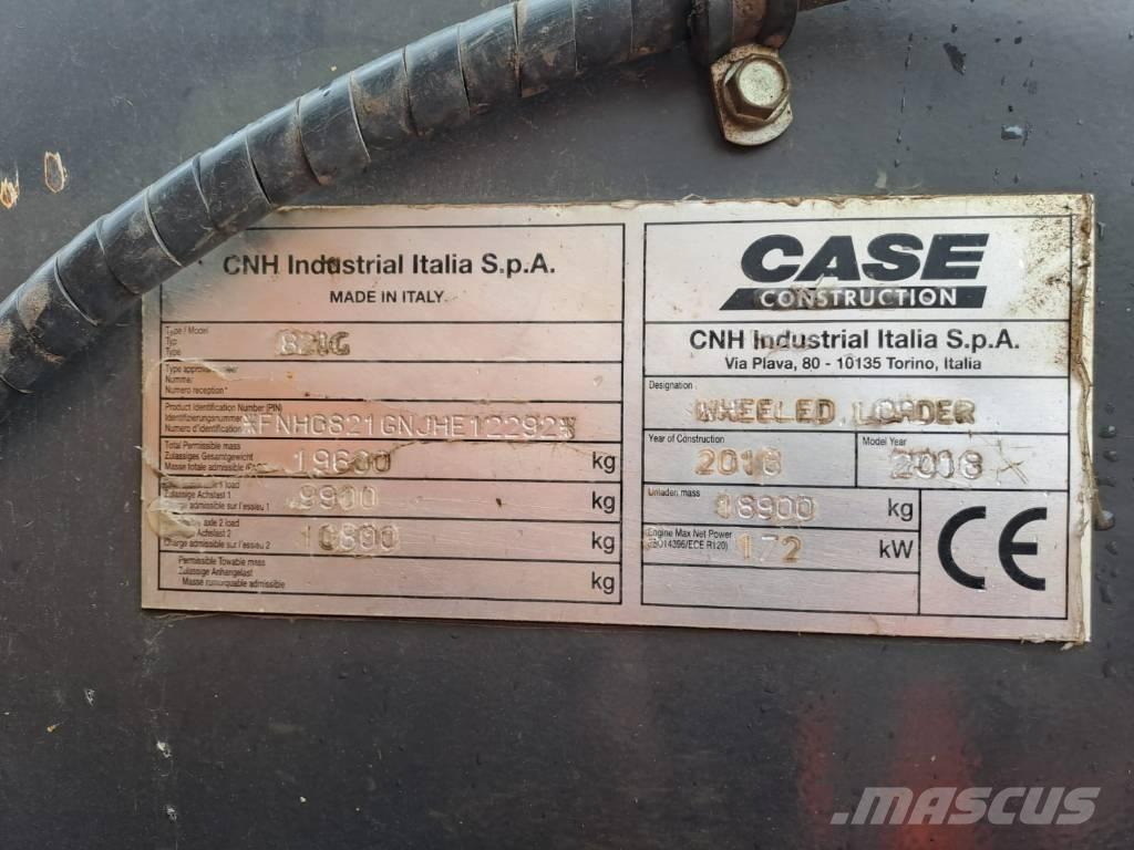 CASE 821g Pás carregadoras de rodas