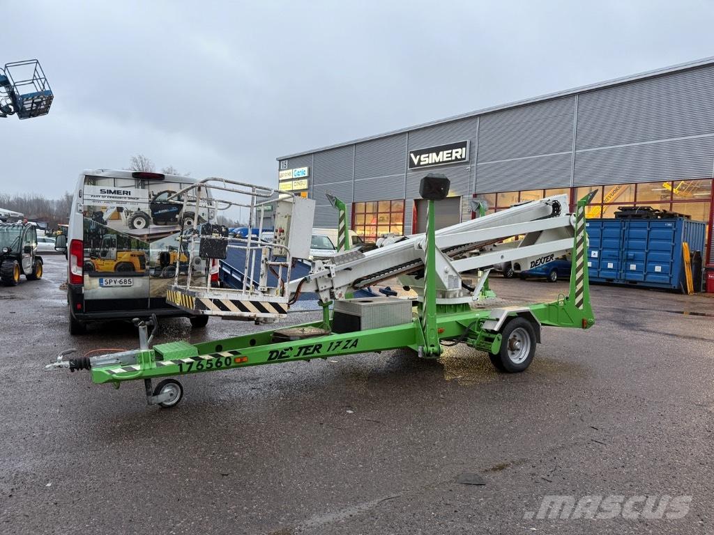 Dexter 17ZA Plataformas aéreas montadas em atrelados