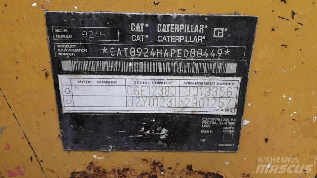 CAT 924 H Pás carregadoras de rodas