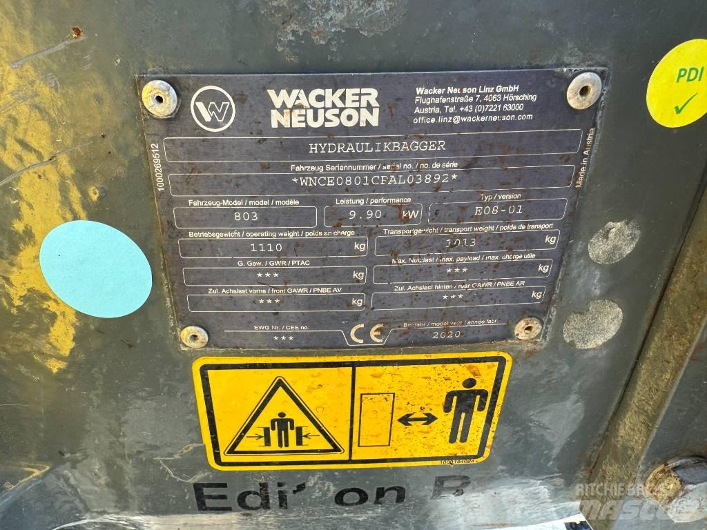Wacker Neuson 803 Escavadoras de rastos