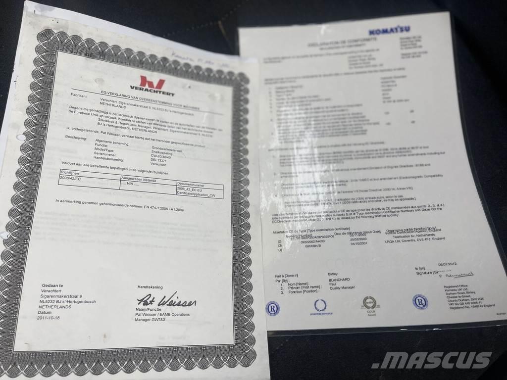 Komatsu PC190 Escavadoras de rastos