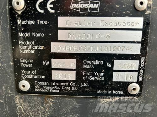 Doosan DX420LC-5 Escavadoras de rastos