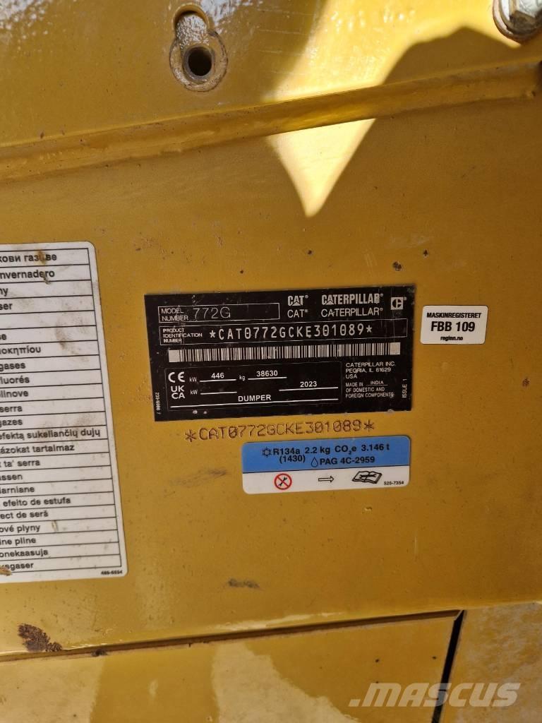 CAT 772 G Camiőes dumper basculantes rígidos