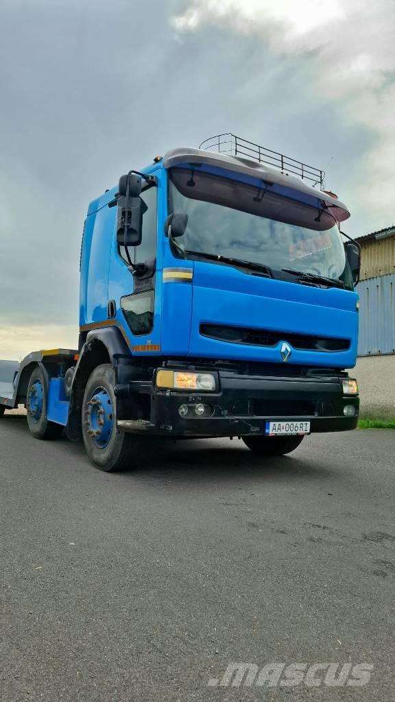 Renault Premium 340 Camiões de transporte de máquinas florestais