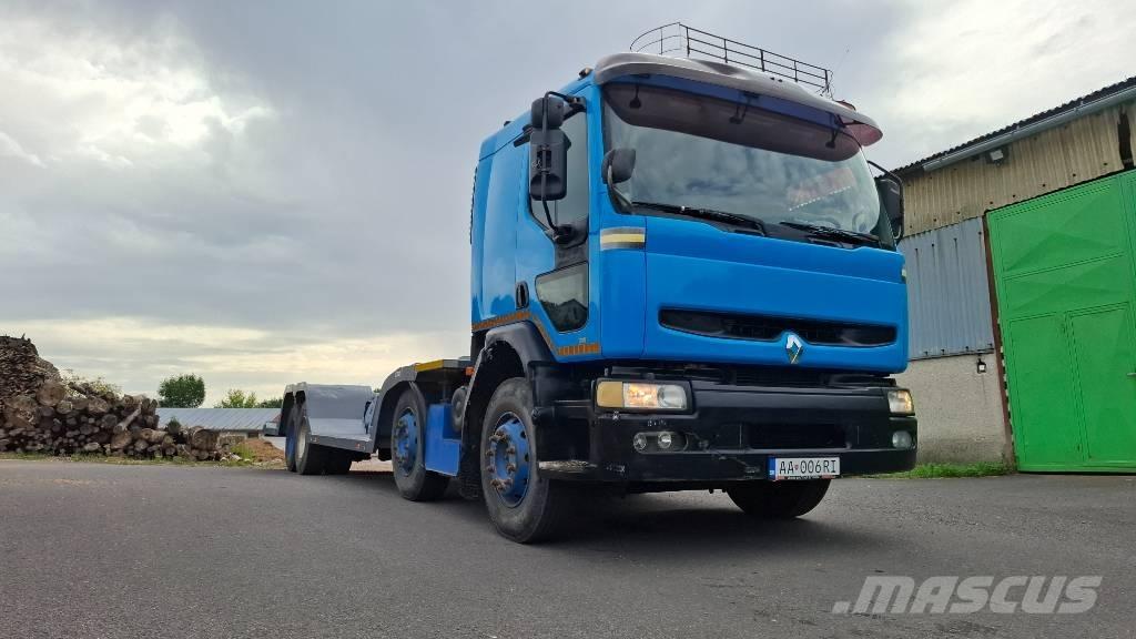 Renault Premium 340 Camiões de transporte de máquinas florestais