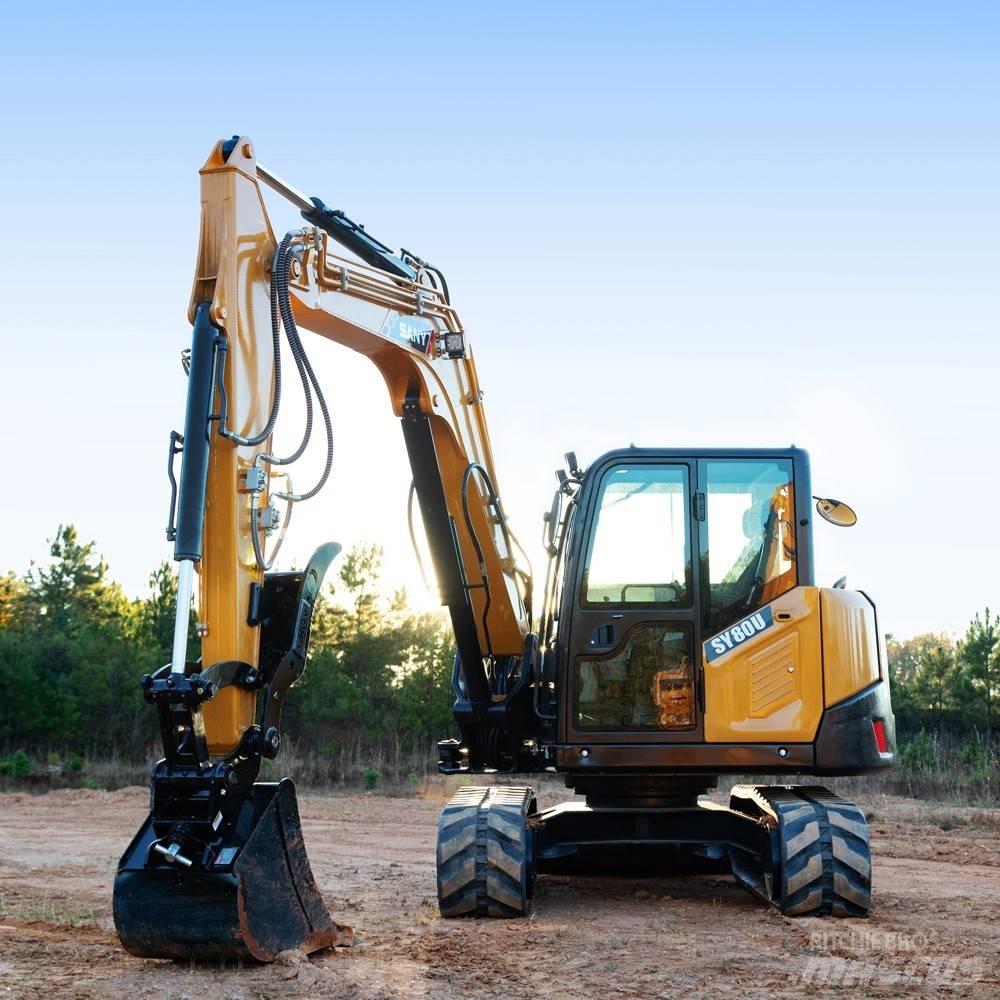 Sany SY80U Escavadoras Midi 7t - 12t