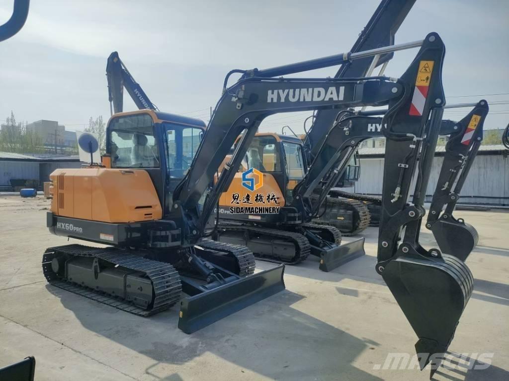 Hyundai HX60Pro Mini Escavadoras <7t