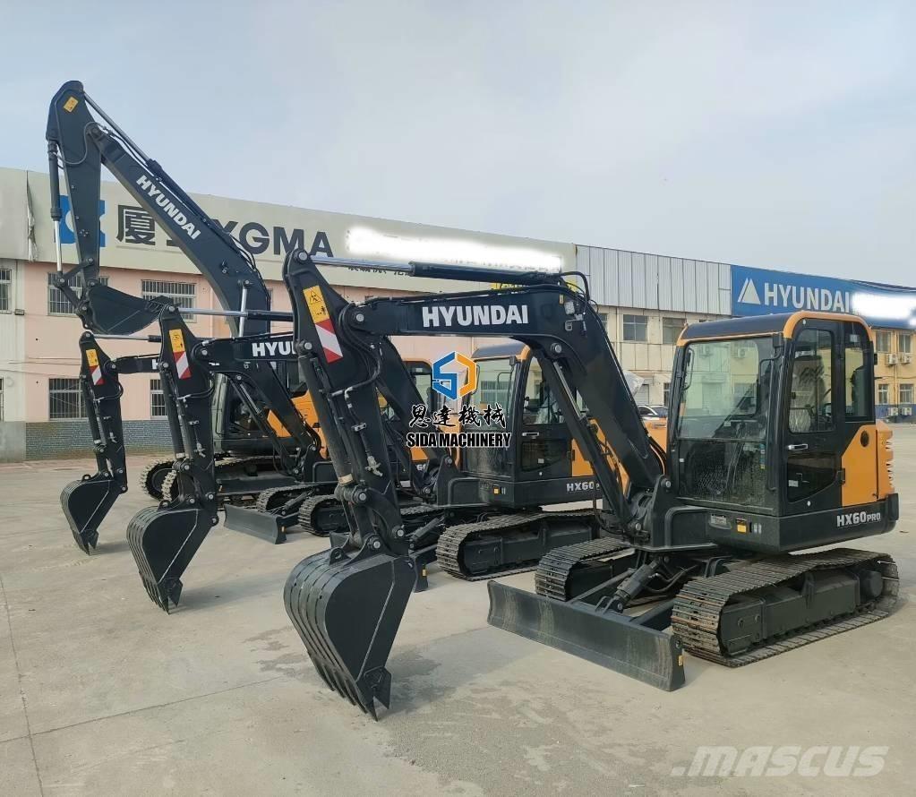 Hyundai HX60Pro Mini Escavadoras <7t
