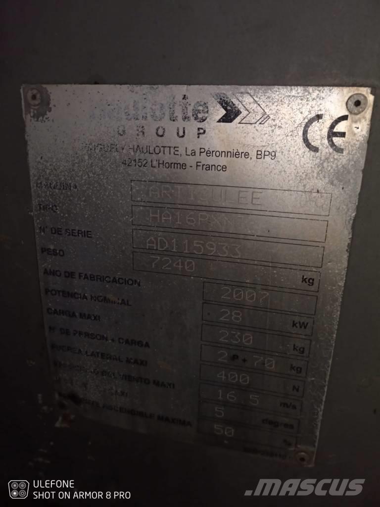Haulotte HA 16 PX NT Elevadores braços articulados