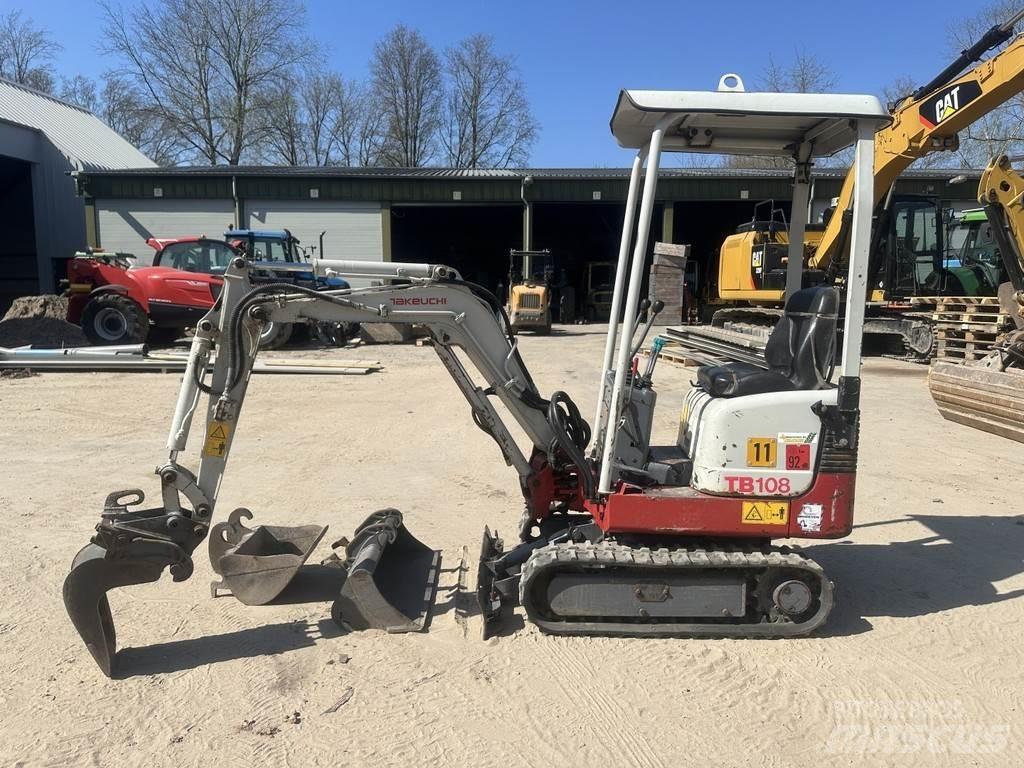 Takeuchi TB108 Mini Escavadoras <7t
