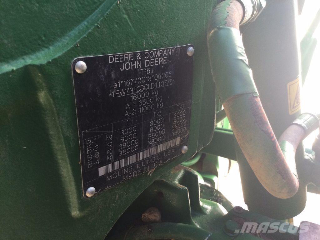 John Deere 7R310 Tratores Agrícolas usados