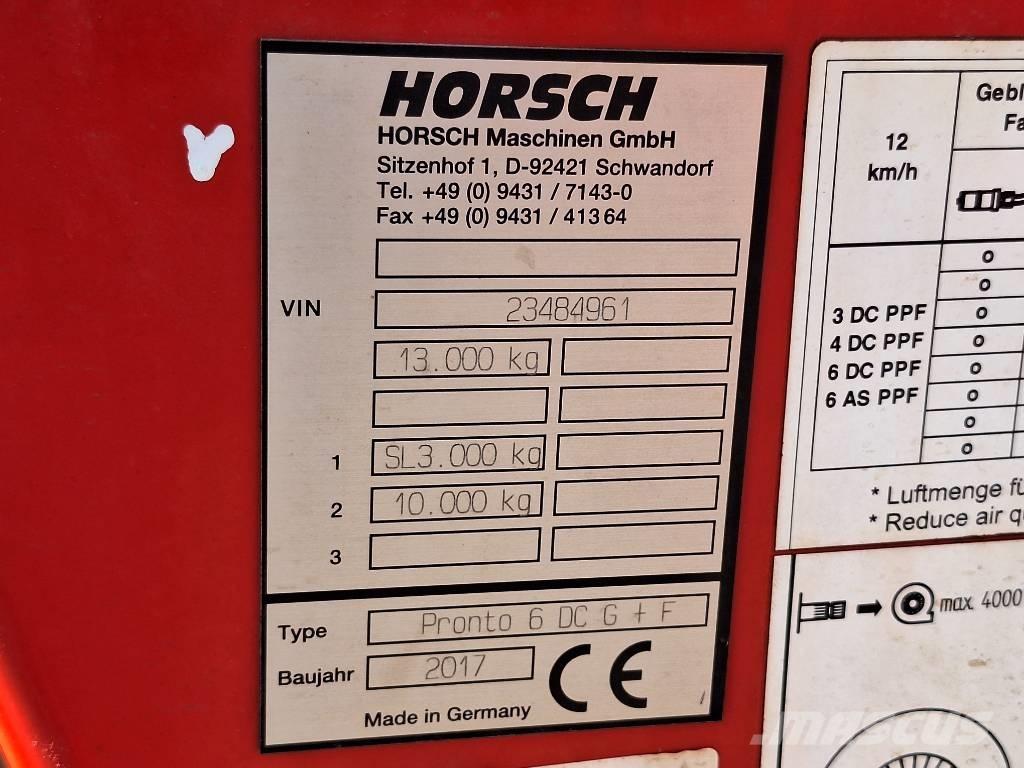Horsch Pronto 6 DC Perfuradoras