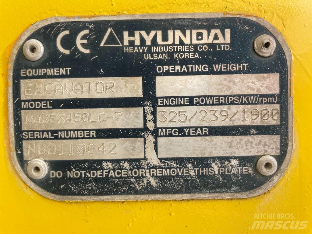 Hyundai R 450 LC-7 Escavadoras de rastos