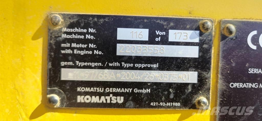 Komatsu PW 180-7EO Escavadoras de rodas