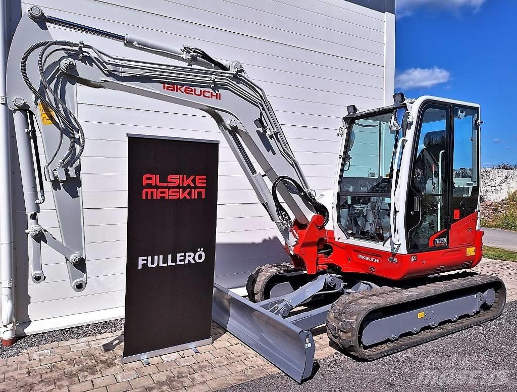 Takeuchi TB260 Mini Escavadoras <7t