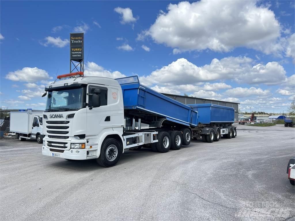 Scania R 580 8X4 Camiões basculantes