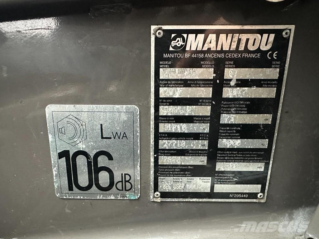 Manitou MT 1840 Manipuladores telescópicos