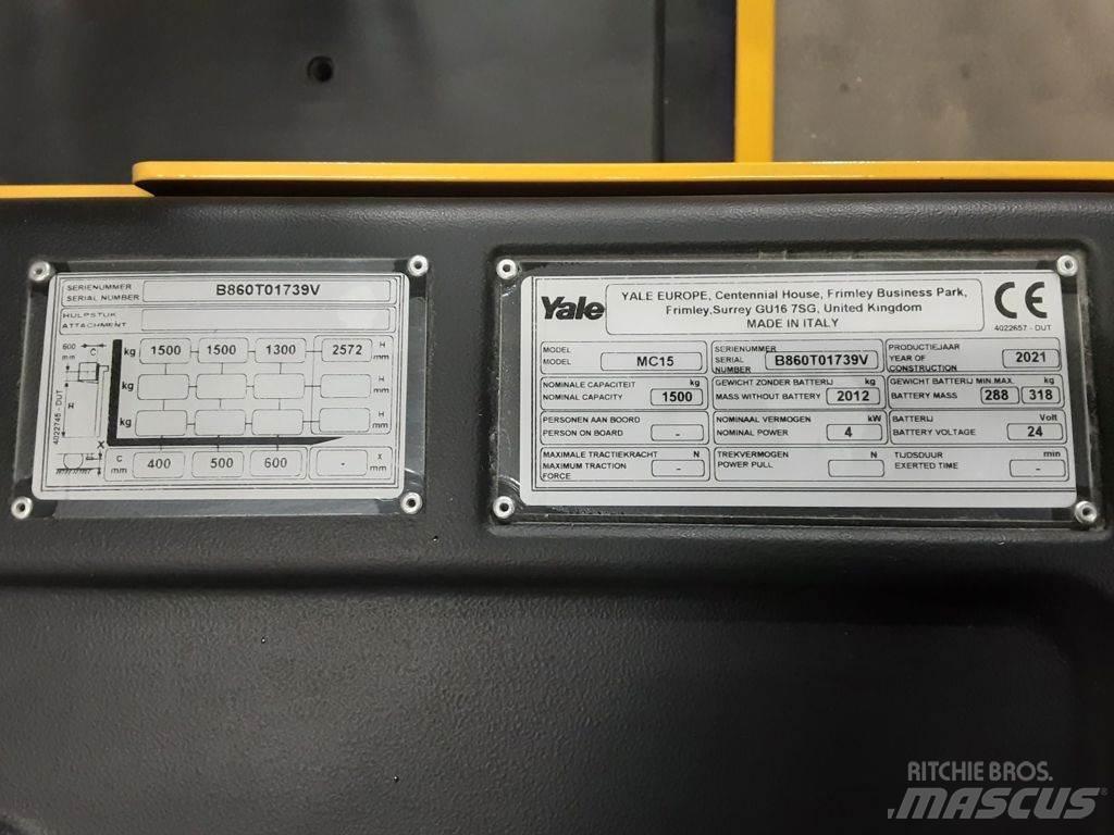 Yale MC15 Empilhadores Elevadores