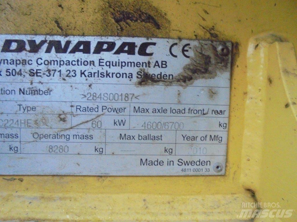 Dynapac CC 224 HF Cilindros Compactadores tandem