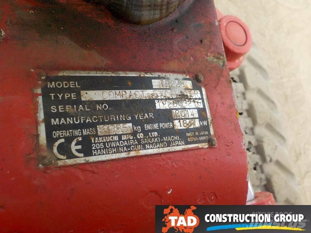 Takeuchi TB228 Mini Escavadoras <7t