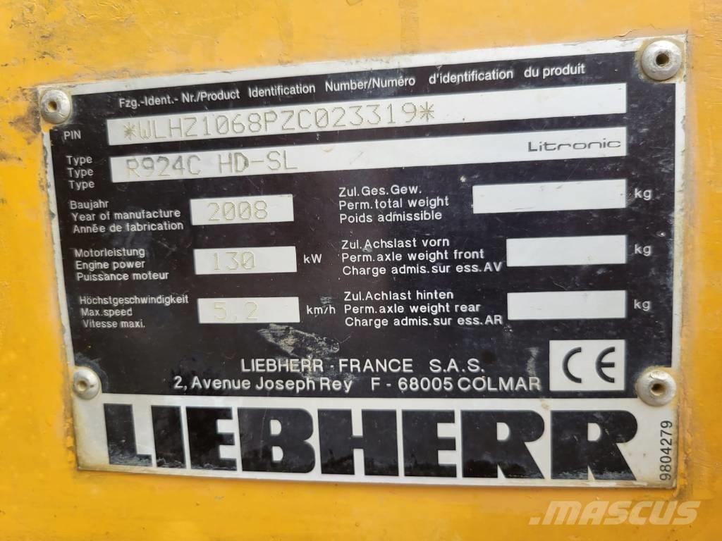 Liebherr R924 C SL Escavadoras de rastos