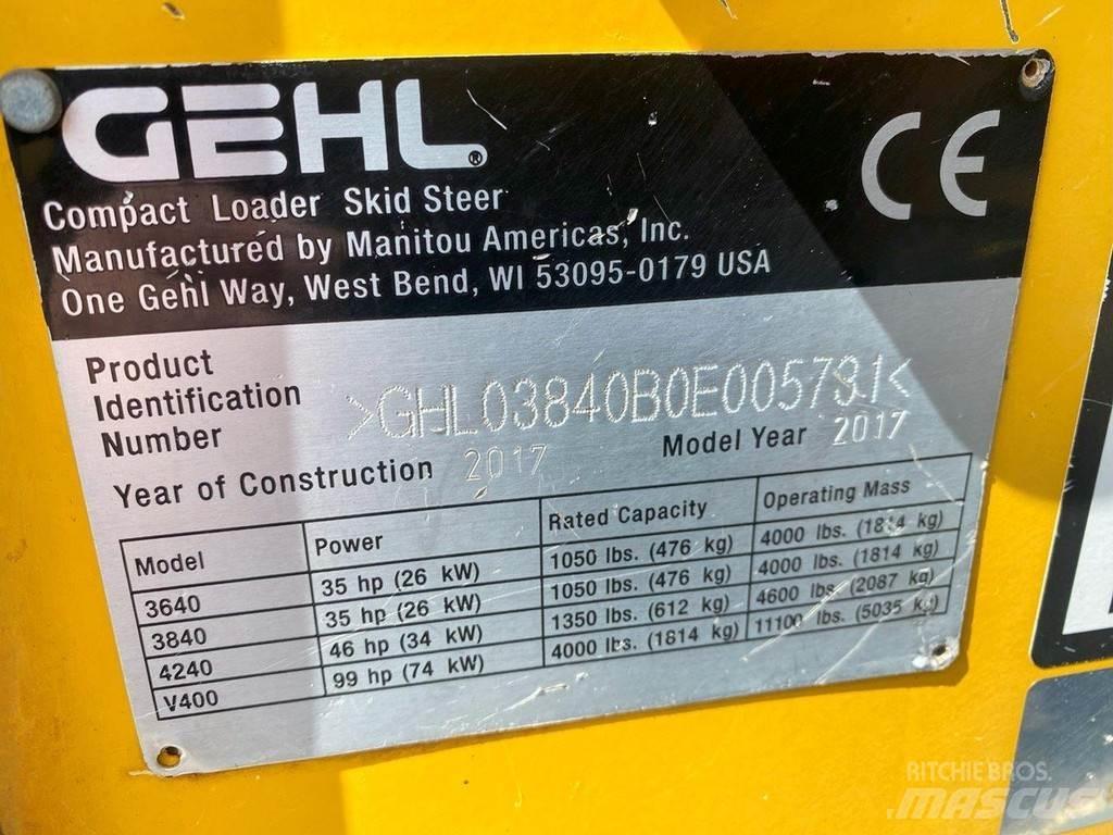 Gehl SL3840 NVT Carregadoras de direcção deslizante