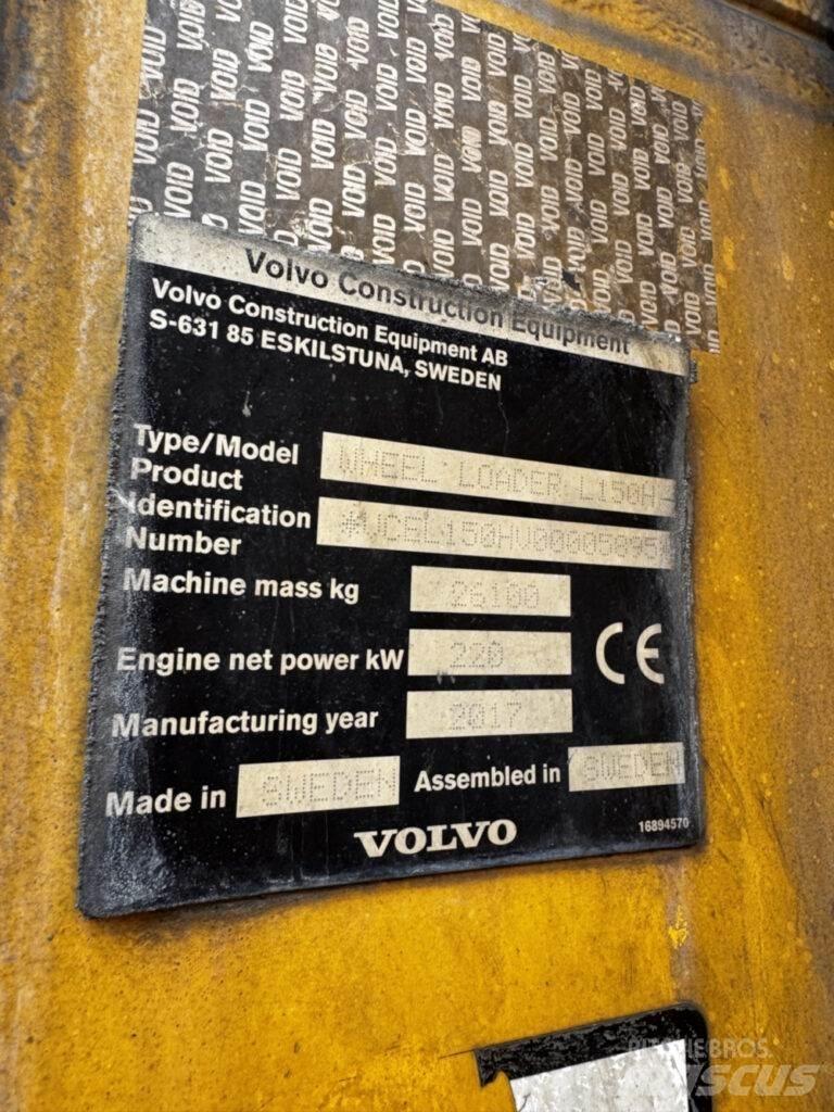 Volvo L150H Pás carregadoras de rodas