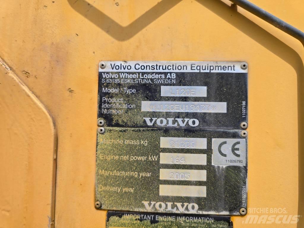 Volvo L 120 E Pás carregadoras de rodas