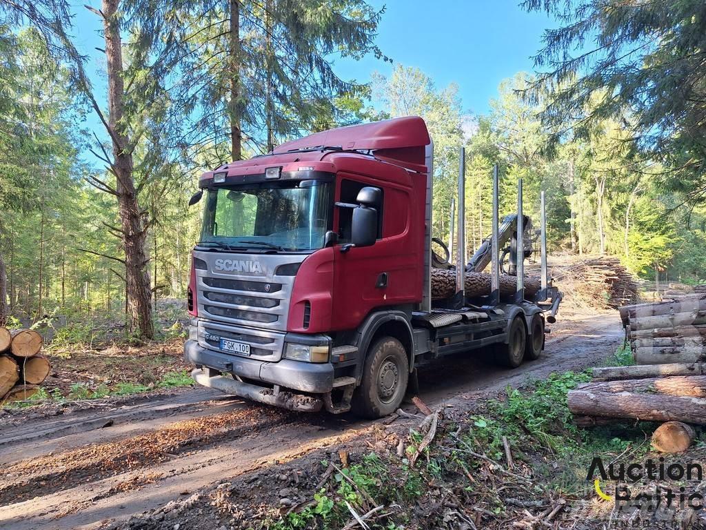 Scania R 480 Camiões de transporte de troncos