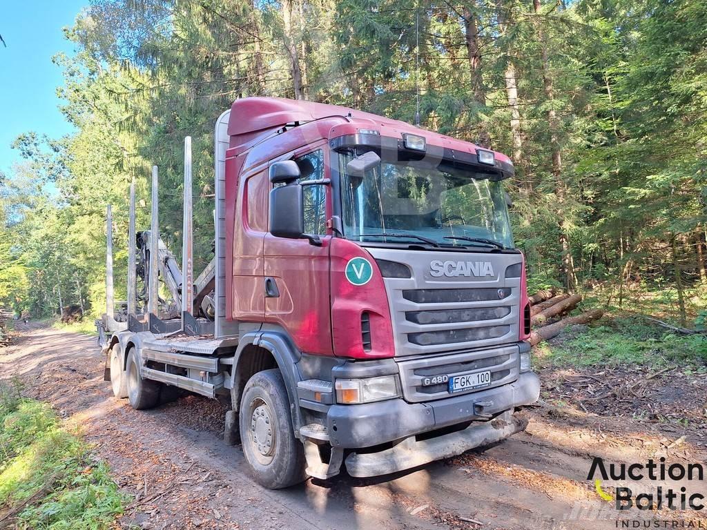Scania R 480 Camiões de transporte de troncos